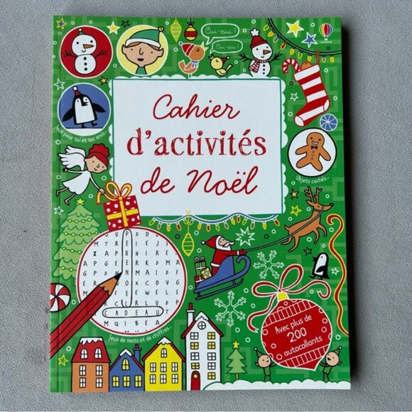 FRENCH ~ Set of 2 ~ Christmas Activity Craft Books - Picture 2 of 13